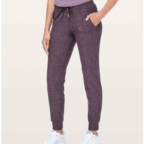 lululemon athletica Pants - Lululemon Ready To Rulu Jogger Pant Size 4 Heathered Artic Plum Athleisure Yoga